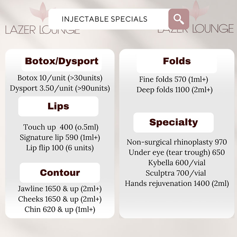 Injectable - May Specials