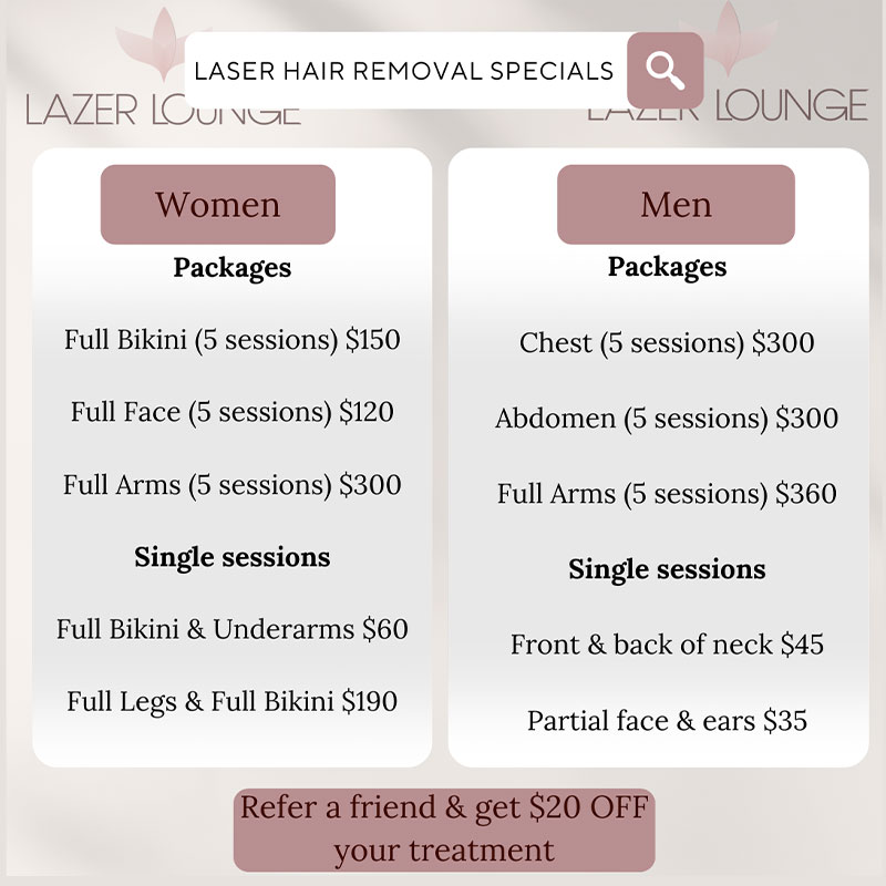Laser Hair Removal - May Specials