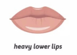 Type Of Lips: Heavy Lower Lips