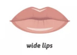 Type Of Lips: Wide Lips